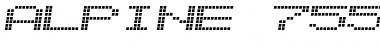 Download Alpine 7558S Normal Font Title Preview