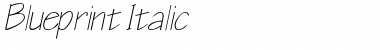 Download Blueprint Italic Font Title Preview