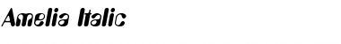 Download Amelia Italic Font Title Preview
