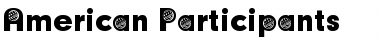 Download American Participants Regular Font Title Preview