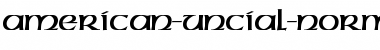 Download American-Uncial-Normal Regular Font Title Preview