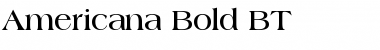 Download Americana Bold Font Title Preview