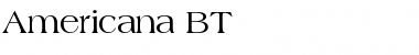 Download Americana Roman Font Title Preview