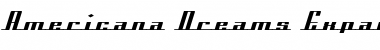 Download Americana Dreams Expanded Regular Font Title Preview