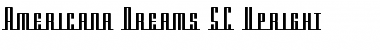 Download Americana Dreams SC Upright Regular Font Title Preview