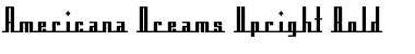 Download Americana Dreams Upright Bold Font Title Preview