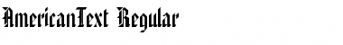 Download AmericanText Regular Font Title Preview