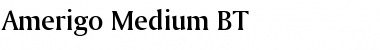 Download Amerigo Md BT Medium Font Title Preview