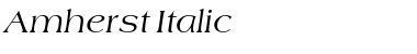 Download Amherst Italic Font Title Preview