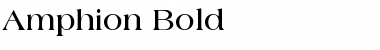 Download Amphion Bold Font Title Preview