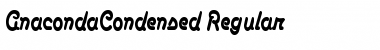 Download AnacondaCondensed Regular Font Title Preview