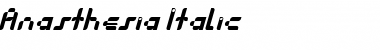 Download Anasthesia Italic Font Title Preview