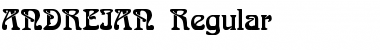 Download ANDREIAN Regular Font Title Preview