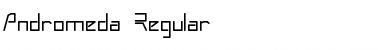 Download Andromeda Regular Font Title Preview