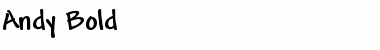 Download Andy Bold Font Title Preview