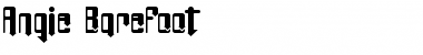Download Angie BareFoot Regular Font Title Preview