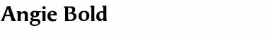 Download Angie Bold Font Title Preview