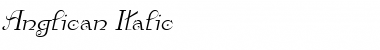 Download Anglican Italic Font Title Preview