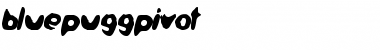 Download BluePuggPivot Medium Font Title Preview