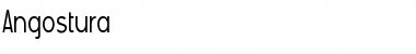 Download Angostura Regular Font Title Preview