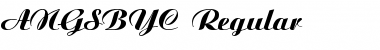 Download ANGSBYC Regular Font Title Preview