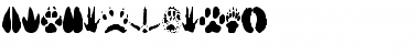 Download AnimalTracks Regular Font Title Preview