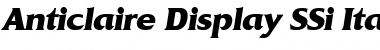 Download Anticlaire Display SSi Italic Font Title Preview