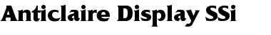 Download Anticlaire Display SSi Regular Font Title Preview