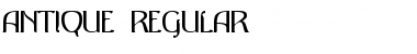 Download Antique Regular Font Title Preview