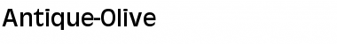 Download Antique-Olive Regular Font Title Preview
