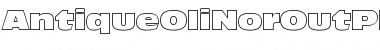 Download AntiqueOliNorOutPReg Regular Font Title Preview