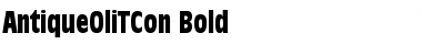Download AntiqueOliTCon Bold Font Title Preview