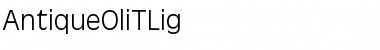 Download AntiqueOliTLig Regular Font Title Preview