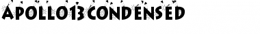 Download Apollo13Condensed Regular Font Title Preview