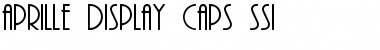 Download Aprille Display Caps SSi Regular Font Title Preview