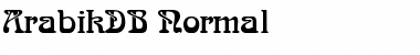 Download ArabikDB Normal Font Title Preview