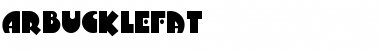 Download ArbuckleFat Regular Font Title Preview