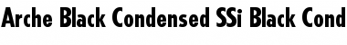 Download Arche Black Condensed SSi Black Condensed Font Title Preview