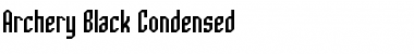 Download Archery Black Condensed Regular Font Title Preview