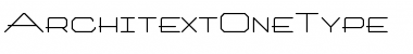 Download ArchitextOneType Regular Font Title Preview