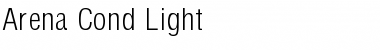 Download Arena Cond Light Regular Font Title Preview