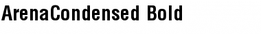 Download ArenaCondensed Bold Font Title Preview