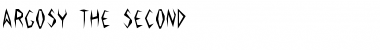 Download Argosy the Second Regular Font Title Preview