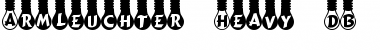 Download Armleuchter DB Heavy Font Title Preview
