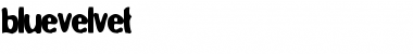 Download BlueVelvet Medium Font Title Preview
