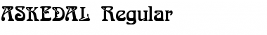 Download ASKEDAL Regular Font Title Preview