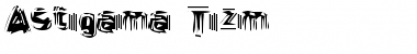 Download Astigama Tizm Regular Font Title Preview