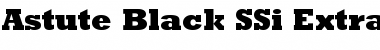 Download Astute Black SSi Extra Bold Font Title Preview