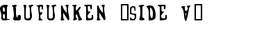 Download Blufunken (side A) Regular Font Title Preview