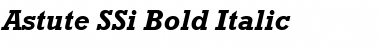 Download Astute SSi Bold Italic Font